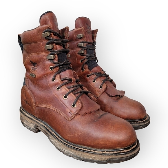 Georgia Boot Carbo-Tec LT Waterproof Lacer Work Boot Size 42 - Picture 1 of 17